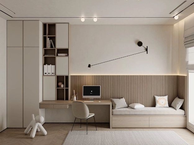 現在臥室收納可太卷了！又是精打細算的一天  臥室收納柜定制