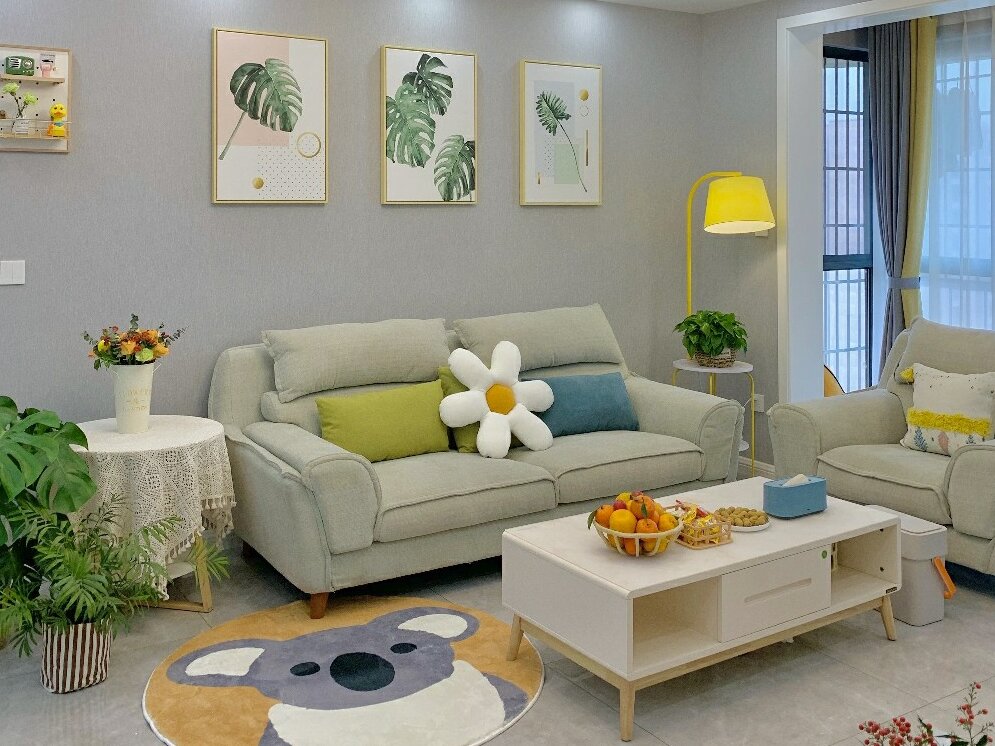 90平原木風，小清新風格家裝！